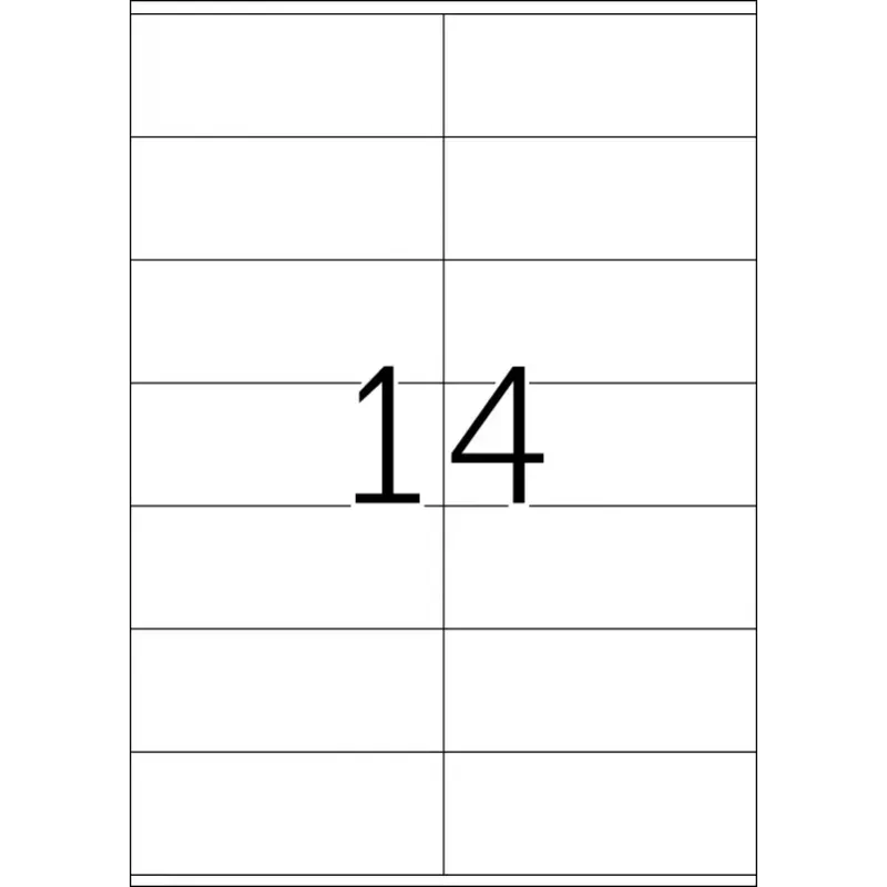 Labels HERMA Premium A4 105x42 mm bianco carta opaca 1400 pezzi