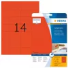 Etichette per stampante autoadesive HERMA etichette colorate A4 105x42,3 mm rosso
