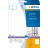 Etichette per raccoglitori HERMA A4 34x297 mm bianco carta opaca coprente 125 pezzi