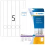 Etichette per raccoglitori HERMA A4 34x297 mm bianco carta opaca coprente 125 pezzi