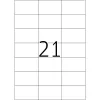 Etichette per stampante autoadesive HERMA Labels A4 70x42,3 mm