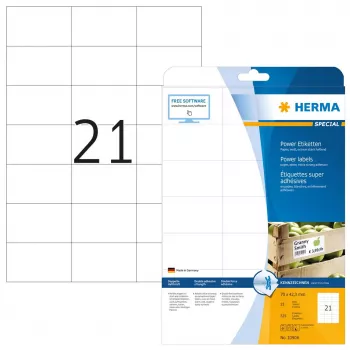 Etichette per stampante autoadesive HERMA Labels A4 70x42,3 mm