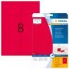 Etichetta per stampante autoadesiva HERMA etichette neon A4 99,1x67,7 mm