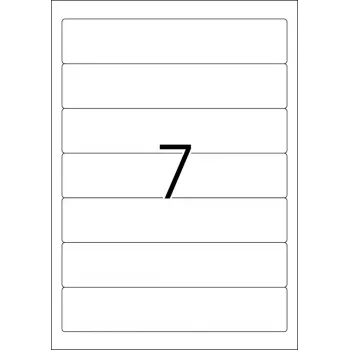 Etichette per dorso raccoglitori HERMA A4 192x38 mm bianco carta opaca coprente 175 pz.