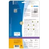 Etichette per dorso raccoglitori HERMA A4 192x38 mm bianco carta opaca coprente 175 pz.