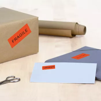 Etichette per stampante autoadesive HERMA Coloured Labels A4 45,7x21,2 mm rosso
