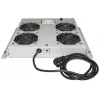 Intellinet unità ventole a 4 ventole per rack 19 pollici, montaggio a tetto, con termostato, grigio