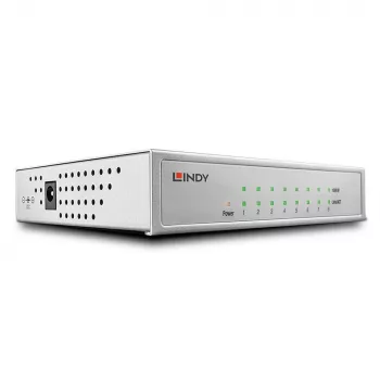 Lindy switch di rete - Gigabit, desktop, 8 porte, 10/100/1000