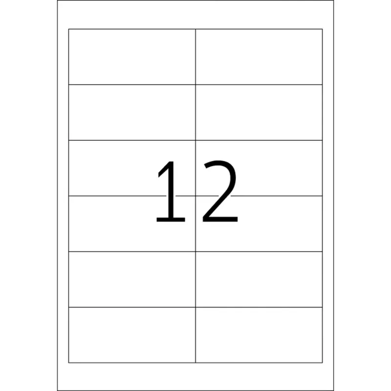 Etichetta adesiva HERMA 4574 rimovibile bianco 240 pz.