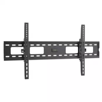 Supporto a parete Manhattan per TV e monitor (inclinabile), per schermi da 37 pollici a 75 pollici, compatibilità VESA: tutti tra 200x200 mm e 800x400 mm – verificare le dimensioni dei quattro fori di fissaggio sul retro dello schermo per assicurarsi che corrispondano, max. 75 kg, nero, supporto