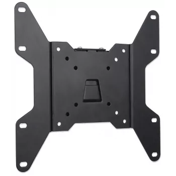 Supporto a parete Manhattan per TV e monitor (fisso), per schermi da 23 pollici a 42 pollici, compatibilità VESA: tutti tra 75 x 75 mm e 200 x 200 mm – verificare le dimensioni dei quattro fori di fissaggio sul retro dello schermo per assicurarsi che corrispondano, max. 30 kg, nero, supporto