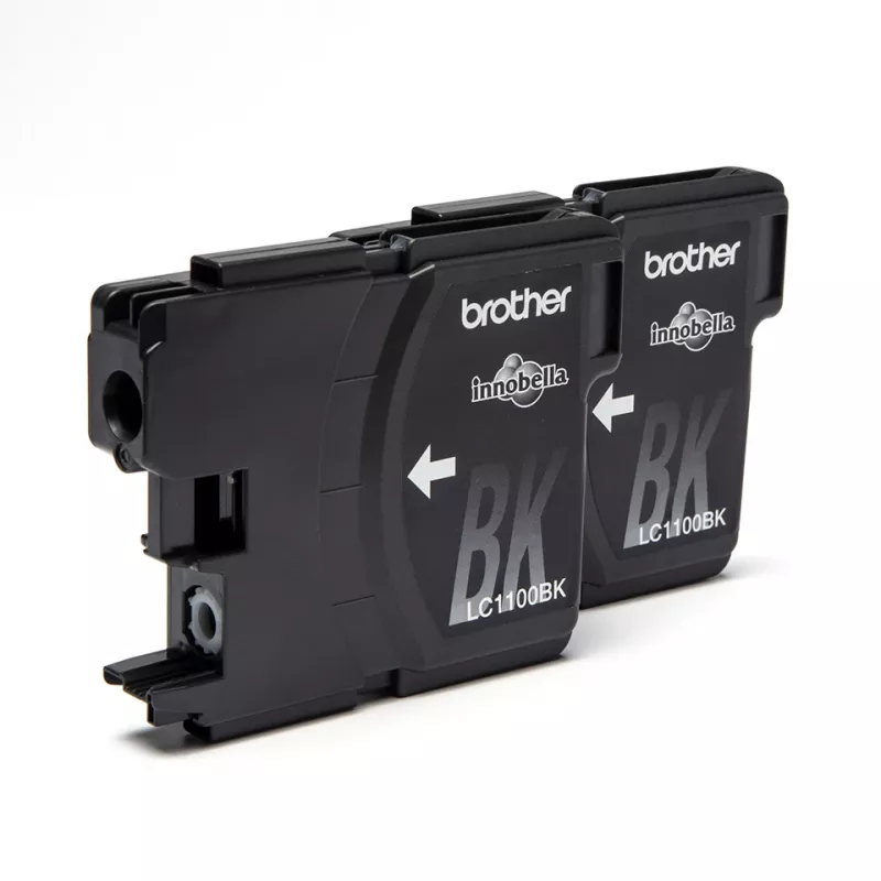 Cartuccia toner Brother LC1100BKBP2DR 2 pz. originale nero