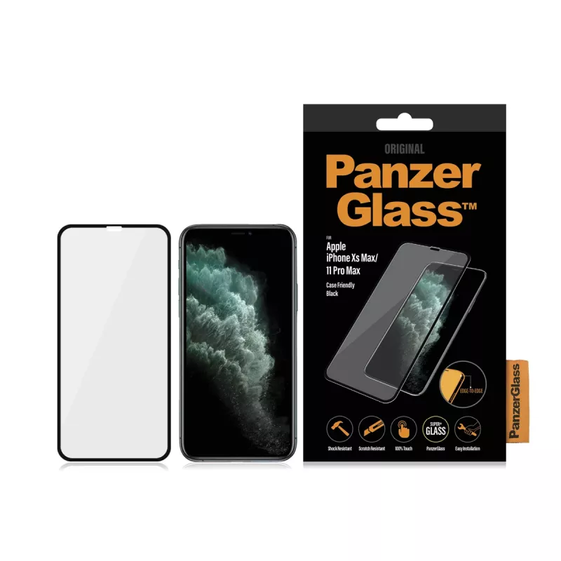 Pellicola protettiva per display PanzerGlass® iPhone 11 Pro Max | Xs Max | Edge-to-Edge
