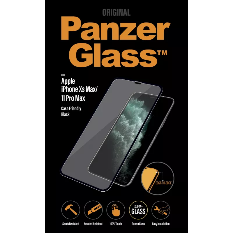 Pellicola protettiva per display PanzerGlass® iPhone 11 Pro Max | Xs Max | Edge-to-Edge