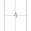 Etichetta per stampante adesiva HERMA Labels Premium A4 105x148 mm