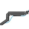 Equip supporto da tavolo per monitor heavy-duty da 17 pollici a 49 pollici, nero