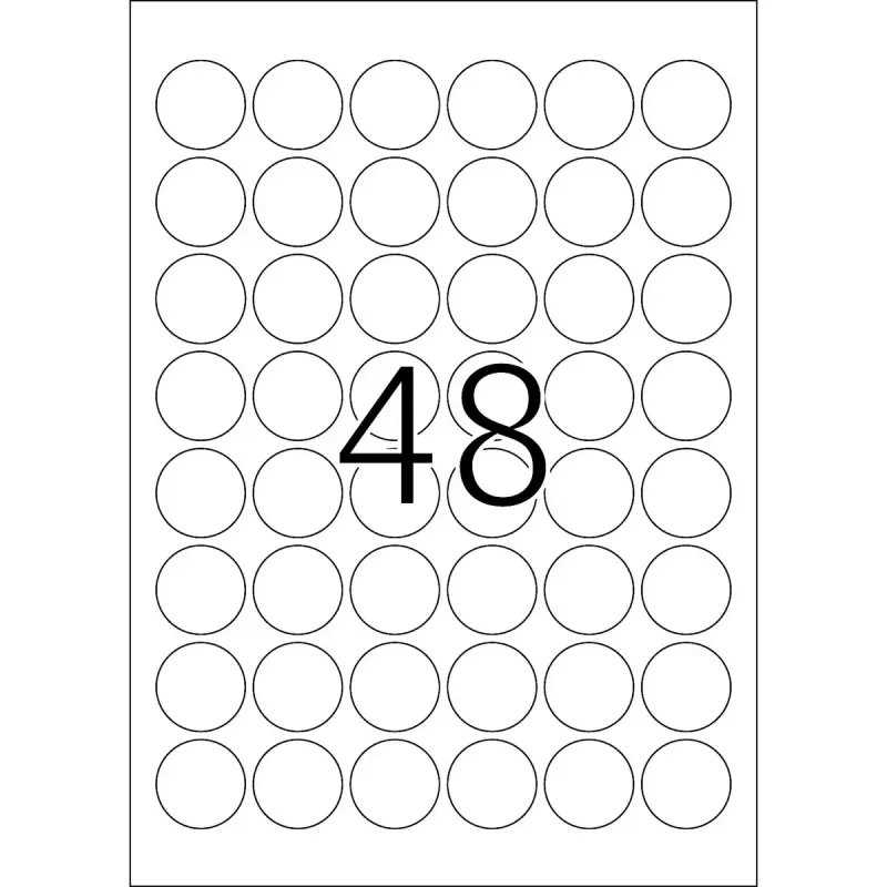 Etichette adesive HERMA 4571 rimovibili bianco 960 pz.