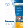 Etichette adesive HERMA 4571 rimovibili bianco 960 pz.