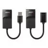 Lindy 60m USB 1.1 Cat.6 Extender Basic, trasmettitore e ricevitore di rete, 60 m, 12 Mbit/s, Cat5e, Cat6, nero, plastica