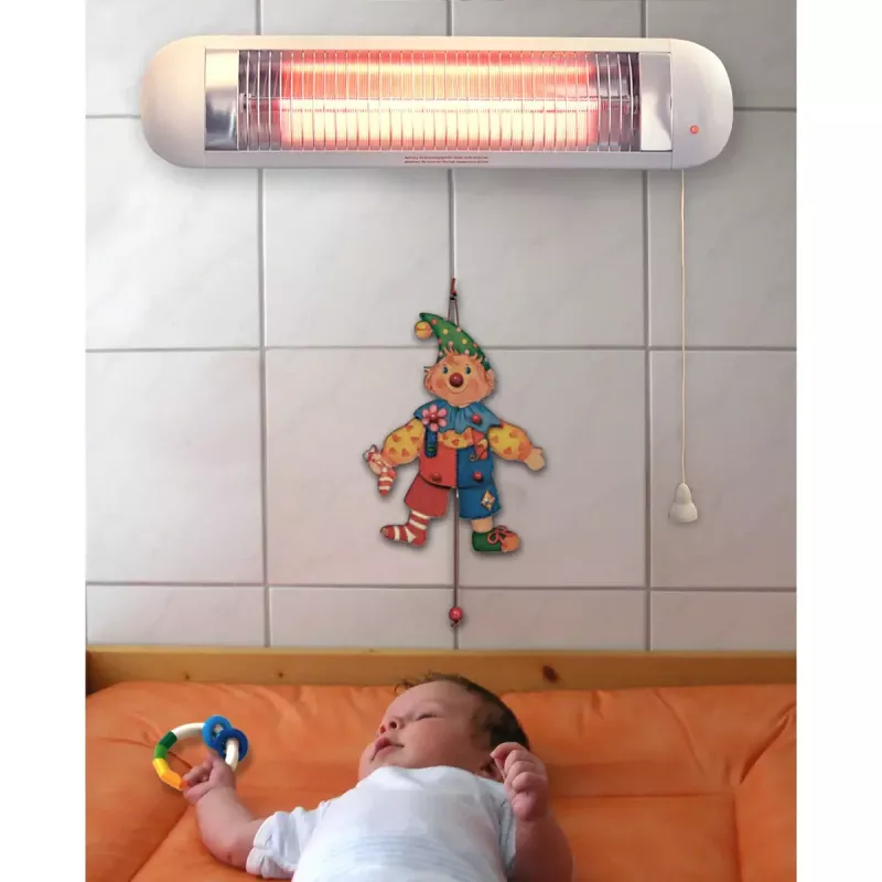 Stufa elettrica Olympia BS 50 per interni bianco 600 W