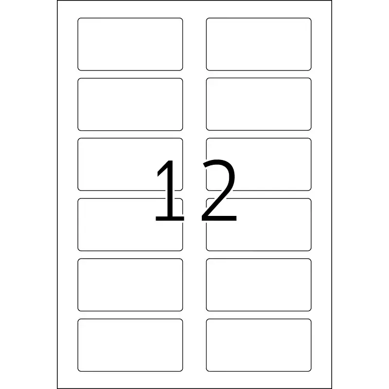 Etichetta adesiva per stampante HERMA etichette QR-Code 9643