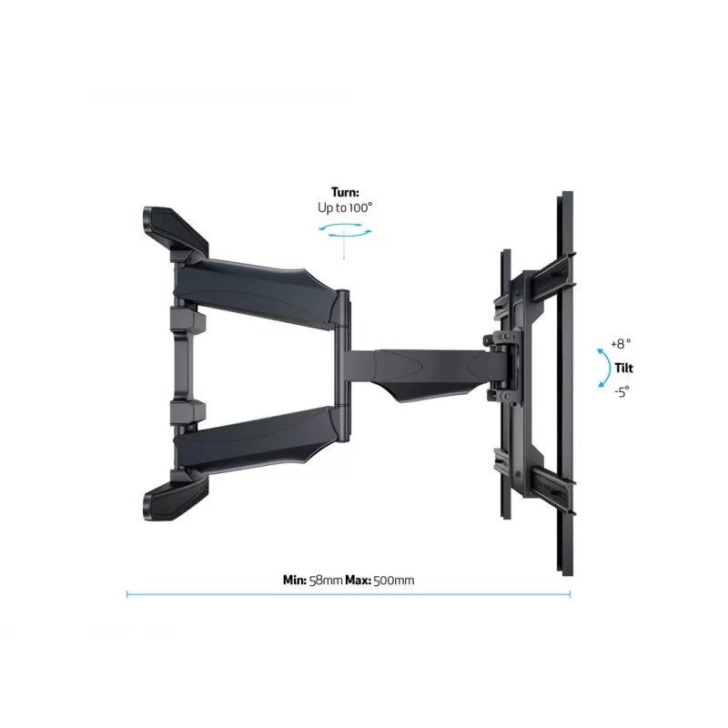 Supporto full motion per doppio monitor Multibrackets M VESA Flexarm XL