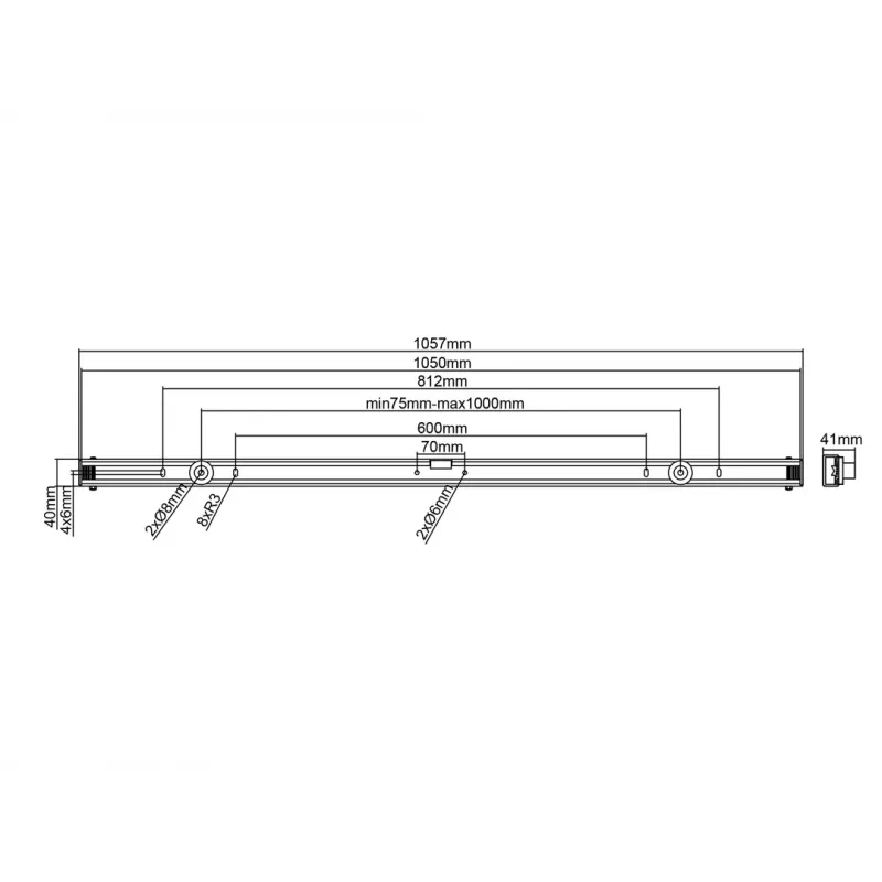Multibrackets M Universal Wallmount nero Large