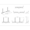 Multibrackets M supporto universale per soundbar da 55 pollici a 110 pollici nero 10 kg