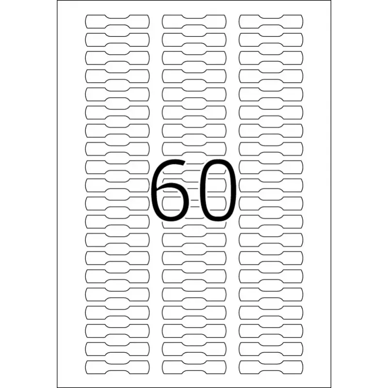 Etichetta autoadesiva per stampante HERMA 5116 A4 49x10 mm 1500 pz.