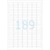 Etichette autoadesive per stampante HERMA Labels A4 25,4x10 mm bianco adesione extra forte carta opaca 4725 pz.