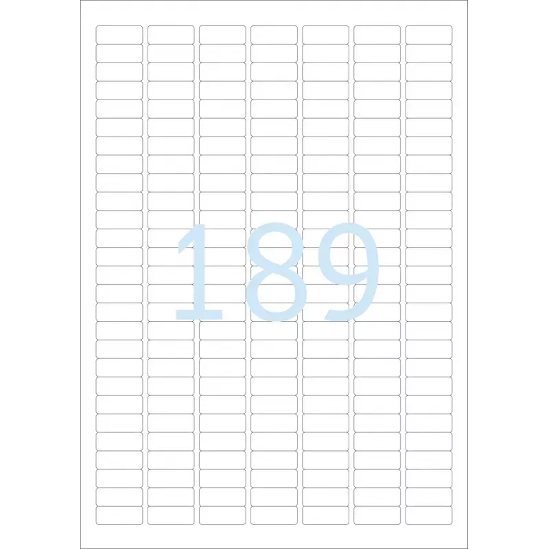 Etichette autoadesive per stampante HERMA Labels A4 25,4x10 mm bianco adesione extra forte carta opaca 4725 pz.