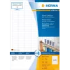 Etichette autoadesive per stampante HERMA Labels A4 25,4x10 mm bianco adesione extra forte carta opaca 4725 pz.