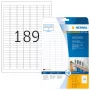 Etichette autoadesive per stampante HERMA Labels A4 25,4x10 mm bianco adesione extra forte carta opaca 4725 pz.