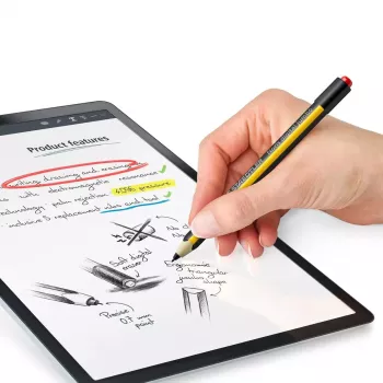 Penna stylus Staedtler 180J 22-1 nero giallo
