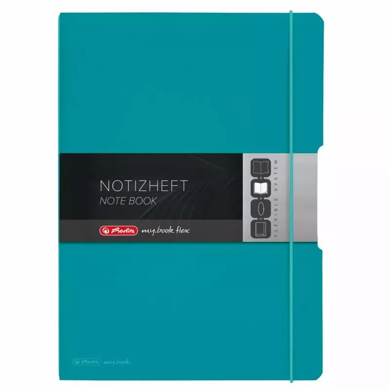 Blocco per appunti Herlitz 50015986 A4 80 fogli turchese