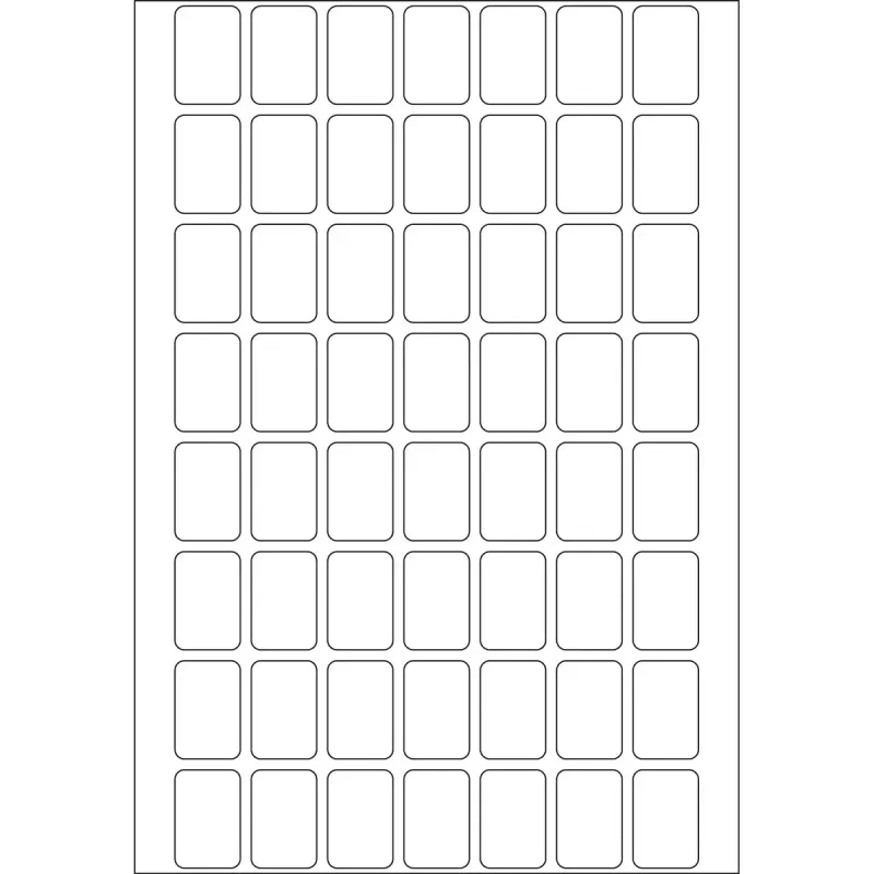 Etichette multiuso HERMA 12x18 mm bianco removibili/carta rimovibile opaca