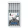 Fineliner Staedtler 308 SB6P nero 6 pezzi