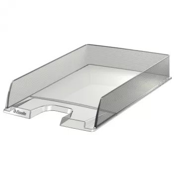 Cestino portadocumenti Esselte Europost trasparente, plastica, trasparente, A4, A4, 243 x 332 x 57 mm, 254 x 350 x 61 mm