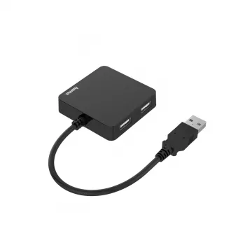Hub interfacce Hama 00200121 USB 2.0 480 Mbit/s nero