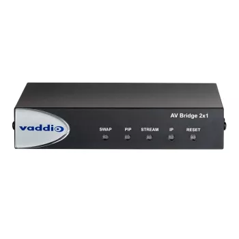 Vaddio AV Bridge 2x1, 1920 x 1080 pixel, 60 fps, nero, 0 - 40 °C, 20 - 80%, 480,8 mm