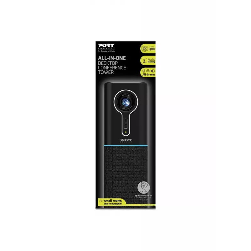 Webcam per videoconferenza Port Designs 902004 3.68 MP 2560 x 1440 60 fps
