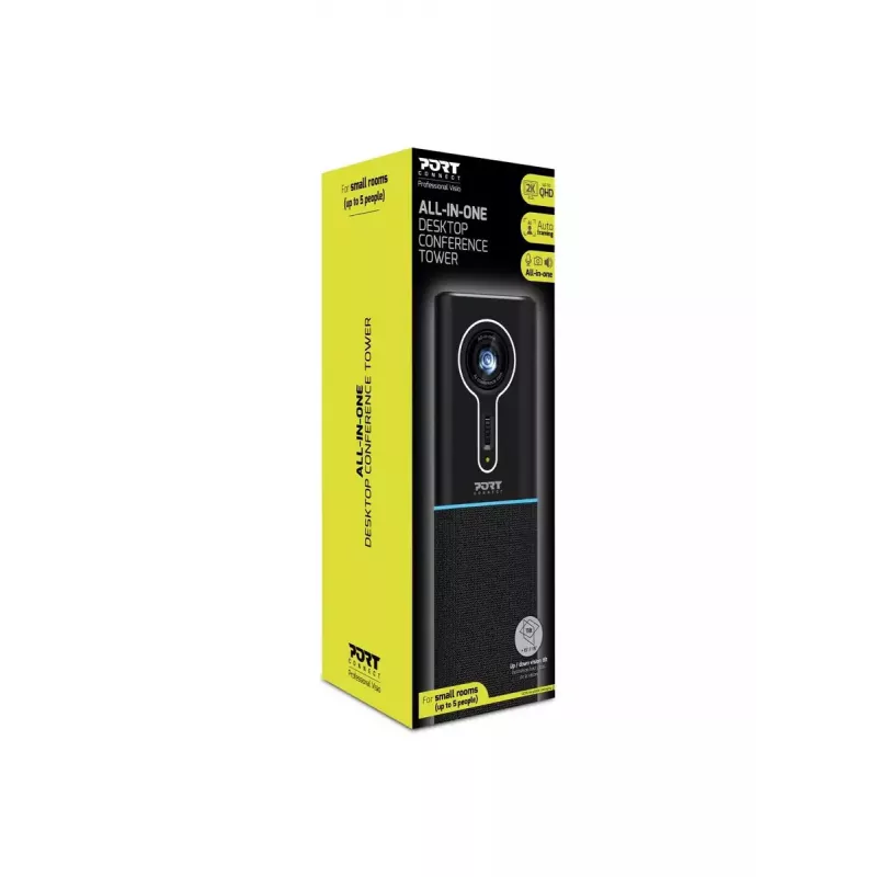 Webcam per videoconferenza Port Designs 902004 3.68 MP 2560 x 1440 60 fps