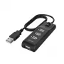 Hama 00200118 Hub interfacce USB 2.0 480 Mbit/s nero
