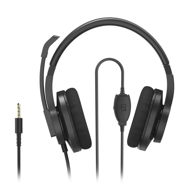 Hama HS-P350 V2 Headset con filo archetto ufficio/call center nero