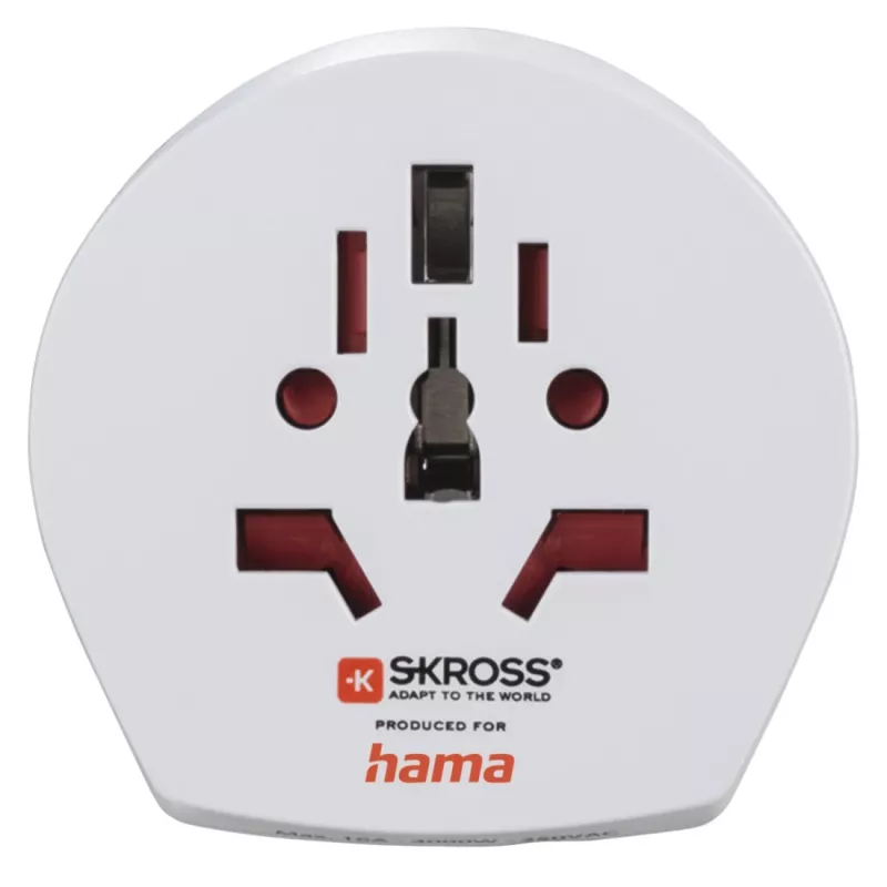 Hama World Travel Pro Light Alimentatore USB universale bianco