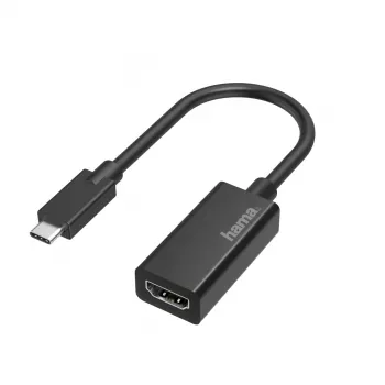 Hama 00200315 Adattatore cavo video USB Type-C HDMI nero