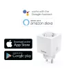 Hama Mini presa smart WiFi 00176573, 16 A, 3680 W, bianco