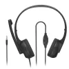 Hama HS-P150 V2 Headset con filo archetto ufficio/call center nero