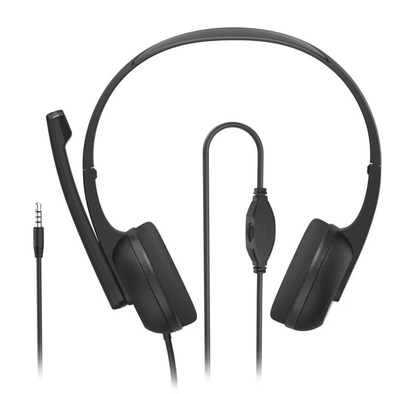 Hama HS-P150 V2 Headset con filo archetto ufficio/call center nero