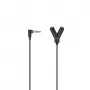 Hama 00205190 Cavo audio 0,2 m 3,5 mm connettore maschio a 2 x 3,5 mm connettore femmina nero